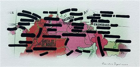 Emilio Isgrò “Verso Trinidad” 2000