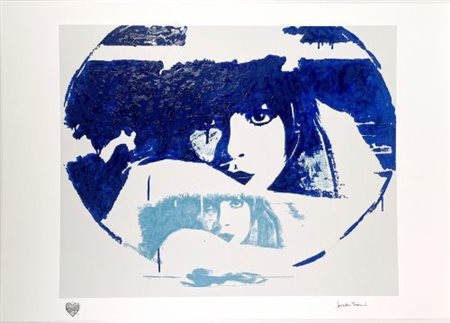 Giosetta Fioroni “Doppio liberty light blue”