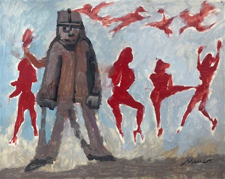 Mino Maccari “Senza titolo” ‘70