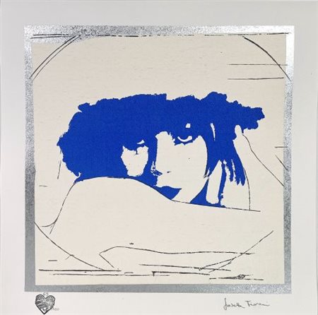 Giosetta Fioroni “Doppio liberty blu”