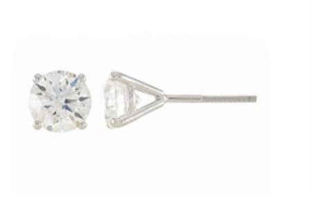 ORECCHINI IN ORO CON DIAMANTI NATURALI PER 1,80 CT - 808 MARTINI ROUND 14K NAT