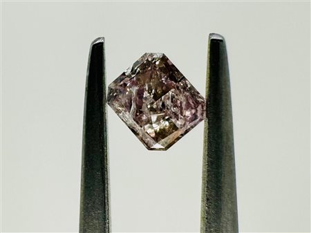 DIAMANTE NATURAL POLISHED 0,36 FANCY ROSA MARRONE CHIARO - I2 - F40801-21