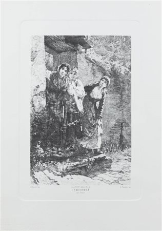 CELESTINO TURLETTI<BR>Torino 1845 - 1904<BR>"Curiosità"