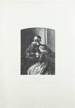 CELESTINO TURLETTI<BR>Torino 1845 - 1904<BR>"Le Memorie del Nonno"