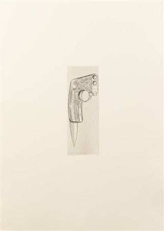 ITALO CREMONA<BR>Cozzo Lomellina (PV) 1905 - 1979 Torino<BR>"Omaggio a fantomas", 1969