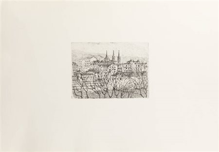 ITALO CREMONA<BR>Cozzo Lomellina (PV) 1905 - 1979 Torino<BR>"Sacro Cuore di Maria"