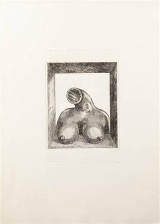 ITALO CREMONA<BR>Cozzo Lomellina (PV) 1905 - 1979 Torino<BR>"Bocca di fuoco", 1971