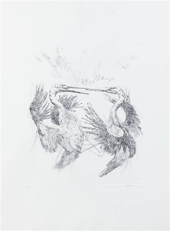 ABACUC (Silvano Gilardi)<BR>Torino 1933 - 2021<BR>"La vie amoureuse" 1974