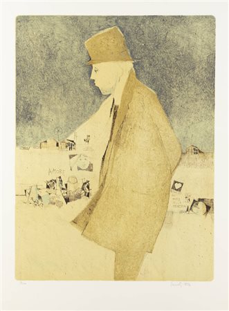 FERNANDO EANDI<BR>Torino 1926 - 2018<BR>"Amore", 1984