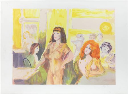 ALIGI SASSU<BR>Milano 1912 - 2000<BR>"Senza titolo"