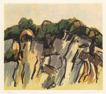 ENNIO MORLOTTI<BR>Lecco 1910 - 1992 Milano<BR>"Senza titolo"