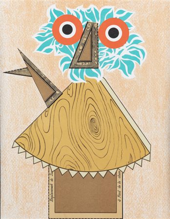 ENRICO BAJ<BR>Milano 1924 - 2003 Vergiate (VA)<BR>"Gaspard de Colligny, Ammiraglio di Francia" 1975