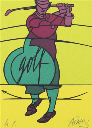 VALERIO ADAMI<BR>Bologna 1935<BR>"Trophée Lancôme"