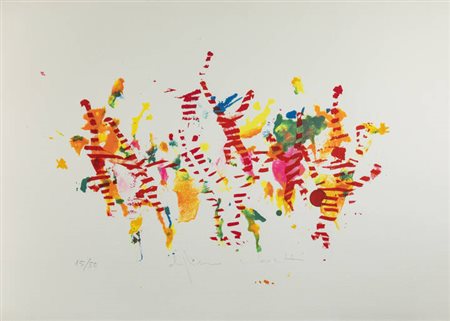 ALIGHIERO BOETTI<BR>Torino 1940 - 1994 Roma<BR>"Senza titolo" 1986