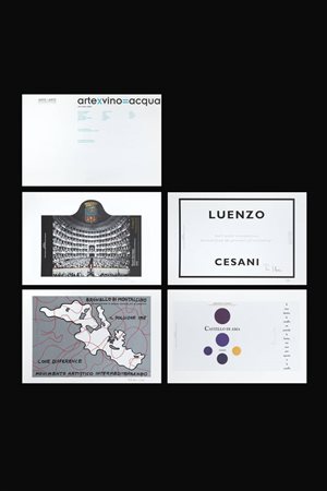 NON DEFINITO<BR>Cartella di quattro stampe di Richard Hamilton, Michelangelo Pistoletto, Roni Horn, Lothar Baumgarten