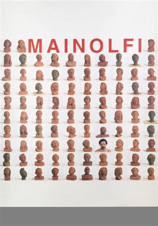 LUIGI MAINOLFI<BR>Rotondi (AV) 1948<BR>"Senza titolo"