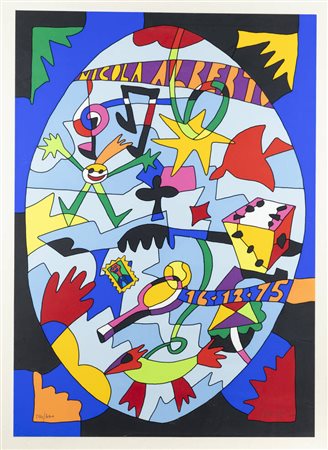 UGO NESPOLO<BR>Mosso Santa Maria (VC) 1941<BR>"Senza titolo"