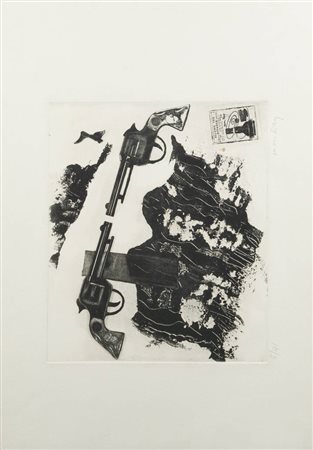 MAN RAY<BR>Philadelphia (USA) 1890 - 1976 Parigi (Francia)<BR>"Allume les Gitanes" (1969)