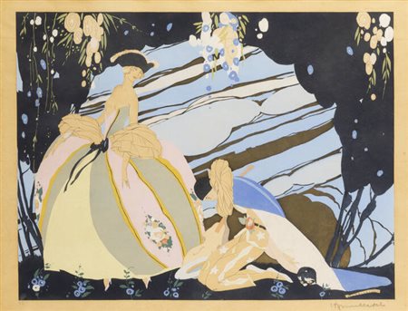 UMBERTO BRUNELLESCHI<BR>Montemurlo (PO) 1879 - 1949 Parigi<BR>"Senza titolo"