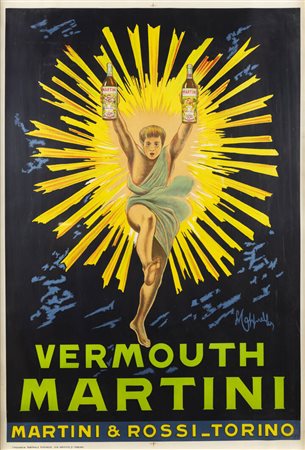 LEONETTO CAPPIELLO<BR>Livorno 1872-1942 Cannes (Francia)<BR>"Vermouth Martini - Martini & Rossi - Torino" 1959