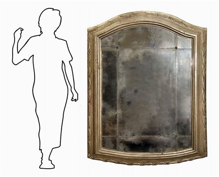 Grande specchiera, Sicilia, 18° secolo