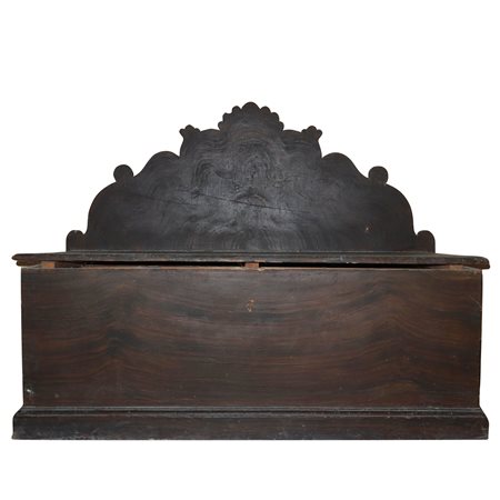 Cassapanca con alzata, Sicilia 18° secolo