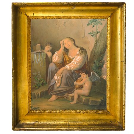 Cornice  dorata a mezzacanna