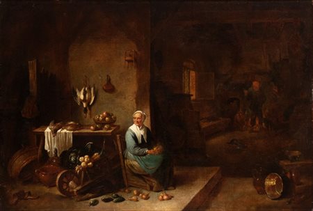 Teniers Il Giovane (ambito di)
(Anversa 1610 - Bruxelles 1690)
