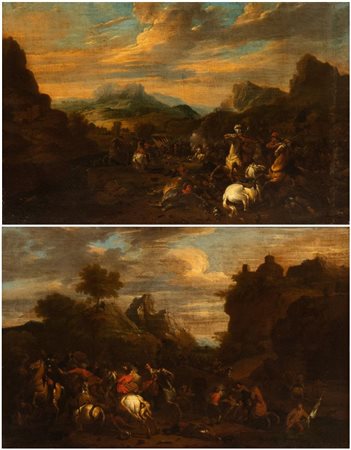 il Borgognone (cerchia di)
(Saint-Hyppolite 1621 - Roma 1676)
