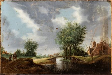 Jan van Goyen (seguace di)
(Leiden 1596 - L'Aia 1656)
