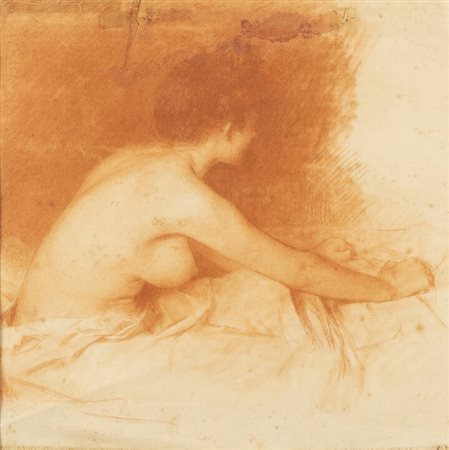 PITTORE ANONIMO FINE XIX SECOLO<BR>"Torso di fanciulla"