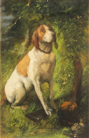 MICHELE GIUSEPPE SCAGLIA<BR>Canale d'Alba (CN) 1859 - 1918 Torino<BR>"Cane"