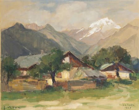 FELICE VELLAN<BR>Torino 1889 - 1976<BR>"La Salle" 1967
