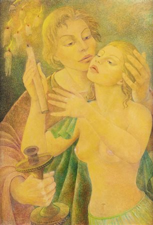 GEMMA VERCELLI<BR>Torino 1916 - 1995 Montecarlo (Monaco)<BR>"Il voto"