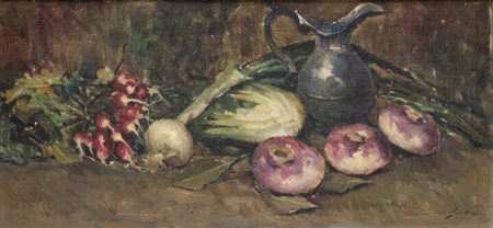 MARIO LISA<BR>Torino 1908 - 1992<BR>"Natura morta"