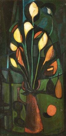 DEDALO MONTALI<BR>Cagliari 1909 - 2001 Rodello (TO)<BR>"Le calle" 1938