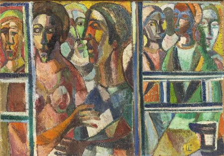 CARLO LORO<BR>Lonigo (VI) 1915 - 2002 Torino<BR>"Senza titolo" 1963