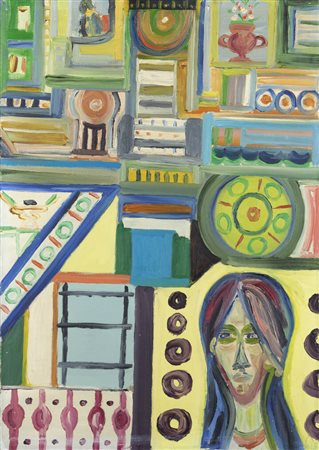 CARLO LORO<BR>Lonigo (VI) 1915 - 2002 Torino<BR>"Senza titolo"