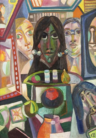 CARLO LORO<BR>Lonigo (VI) 1915 - 2002 Torino<BR>"La Messicana" 1969