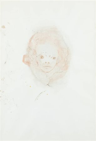 ENRICO COLOMBOTTO ROSSO<BR>Torino 1925 - 2013 Casale Monferrato (AL)<BR>"Volto"