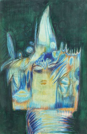 PONTE CORVO (Raffaele Pontecorvo)<BR>Roma 1910 - 1983 Torino<BR>"Apparizione" 1964