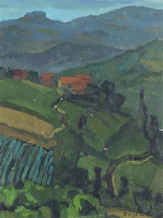 BEPPE GALLO<BR>Castagnole Lanze (AT) 1942<BR>"Langa d'estate" 1978