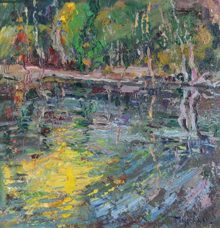 BEPPE GALLO<BR>Castagnole Lanze (AT) 1942<BR>"Luci" 2005