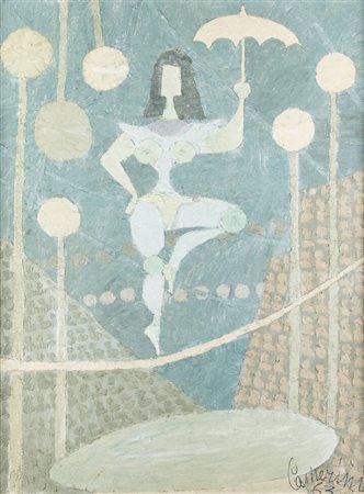 LAMBERTO CAMERINI<BR>Torino 1930<BR>"Equilibrista" 1963