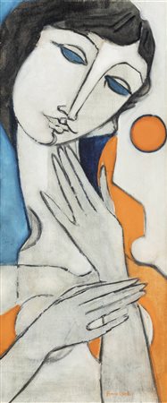 BRUNO LANDI<BR>Roma 1941<BR>"Figura femminile"