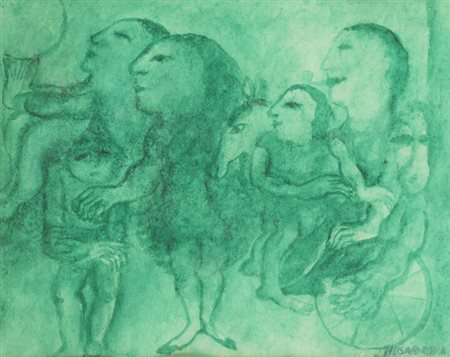 JINDRA HUSARIKOVA<BR>Trmice (Cecoslovacchia) 1931 - 2016 Praga (Cecoslovacchia)<BR>"Senza titolo"