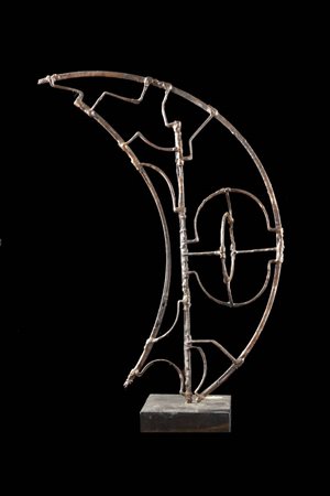 STANLEY THOMSHINSKY<BR>New-York 1935 - 2004<BR>"Crochet de scorpion" 1965