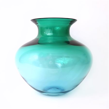 Alfredo Barbini (Murano 1912 - 2007), Vaso in vetro di Murano