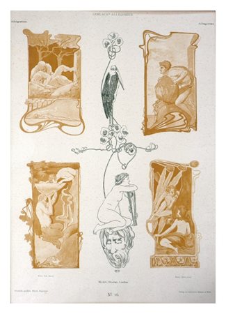 Carl Otto Czeschka (Wien, 1878 - Hamburg, 1960), Force, Thirst, Love