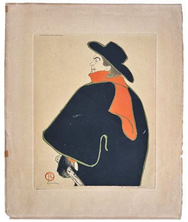 After Henri De Toulouse-Lautrec (1864-1901), Aristide Bruant dans son cabaret